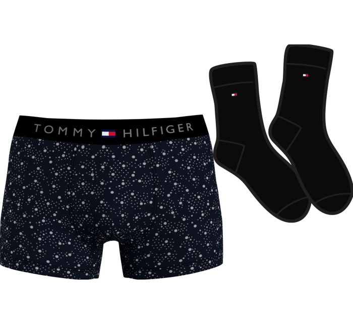 Blízko těla Pánské dárkové batohy TRUNK PRINT & SOCK SET GOLD WB UM0UM030480GU - Tommy Hilfiger