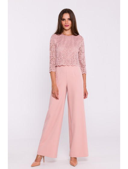 Jumpsuit model 20676560 Powder Pink - STYLOVE