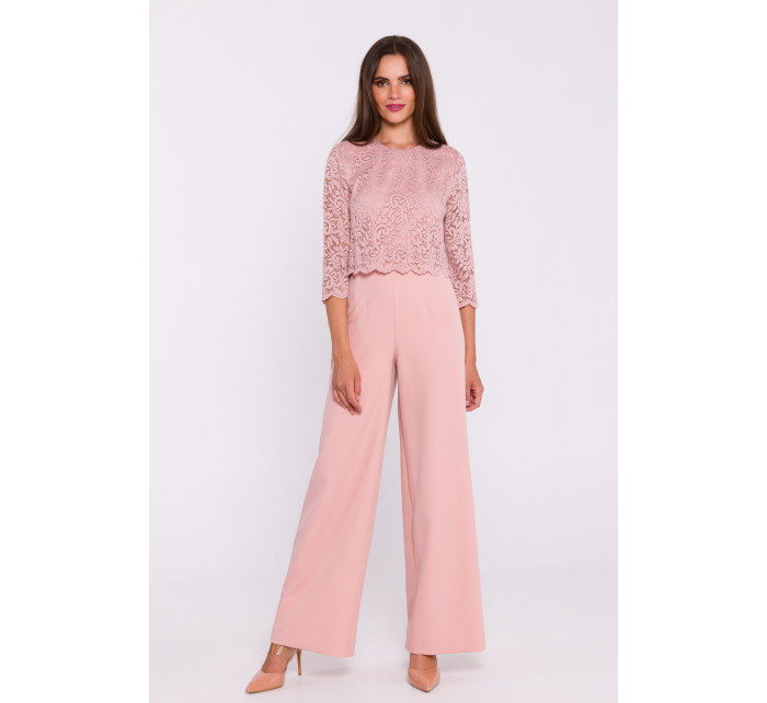 Jumpsuit model 20676560 Powder Pink - STYLOVE