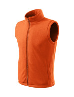 Next fleece vesta unisex oranžová