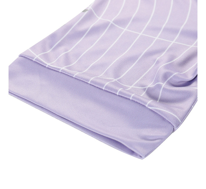 Dámský cyklistický dres s cool-dry ALPINE PRO SAGENA pastel lilac varianta pa