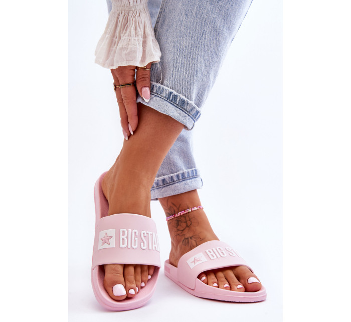 Women's Slides Big Star FF274A201 Pink