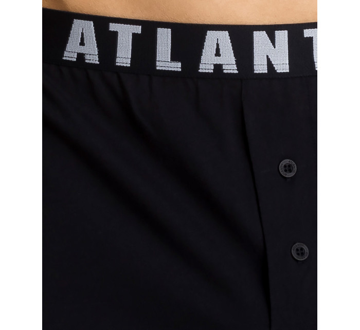 Pánské volné boxerky ATLANTIC 2Pack - modrá, námořnická modrá