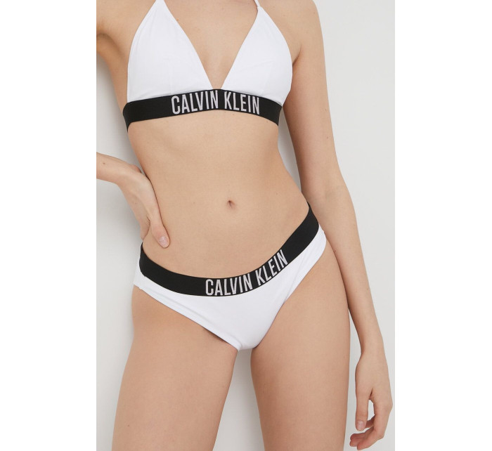 Dámské plavkové kalhotky KW0KW01859 YCD bílé - Calvin Klein