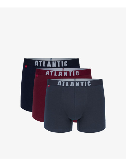 Pánské boxerky ATLANTIC 3Pack - vícebarevné