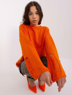 Sweter BA SW 8043.85 pomarańczowy