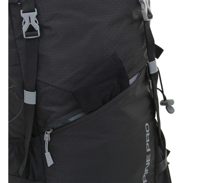 Outdoorový batoh s pláštěnkou 45l ALPINE PRO LESEBE black