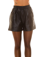 Sexy Musthave faux leather shorts