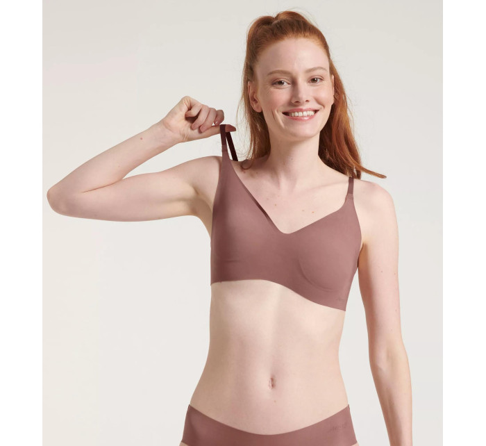 Dámská podprsenka ZERO Microfibre 2.0 Bralette - CACAO - kakaová 1141 - SLOGGI