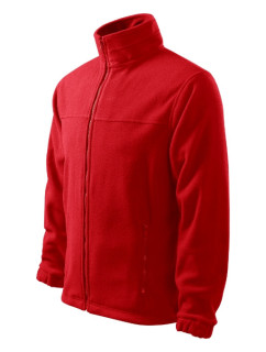 Jacket fleece pánský červená