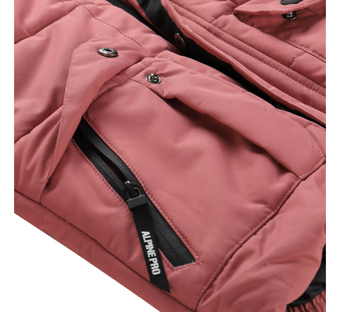 Dětská bunda s membránou ptx ALPINE PRO EGYPO dusty rose