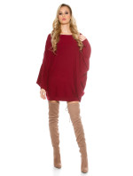 Trendy KouCla Oversize Bat Sweater