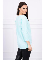 Halenka s potiskem Star Style mint