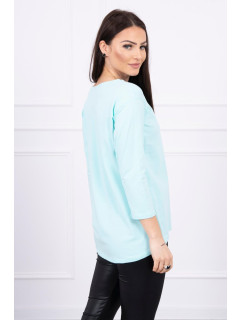 Halenka s potiskem Star Style mint