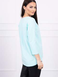 Halenka s potiskem Star Style mint