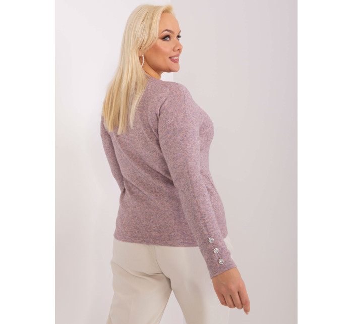 Sweter PM SW PM1020.12P jasny różowy