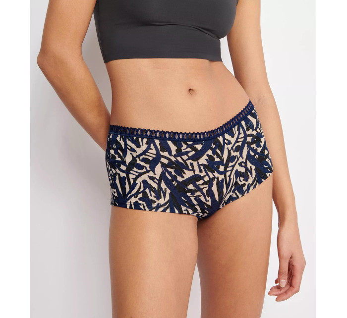 Dámské kalhotky GO Crush Short C3P - BLUE - modré M008 - SLOGGI