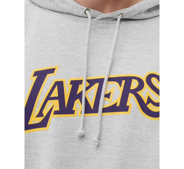 Mitchell & Ness Team Logo Hoody Los Angeles Lakers M HDSSINTL1050-LALGREY pánské