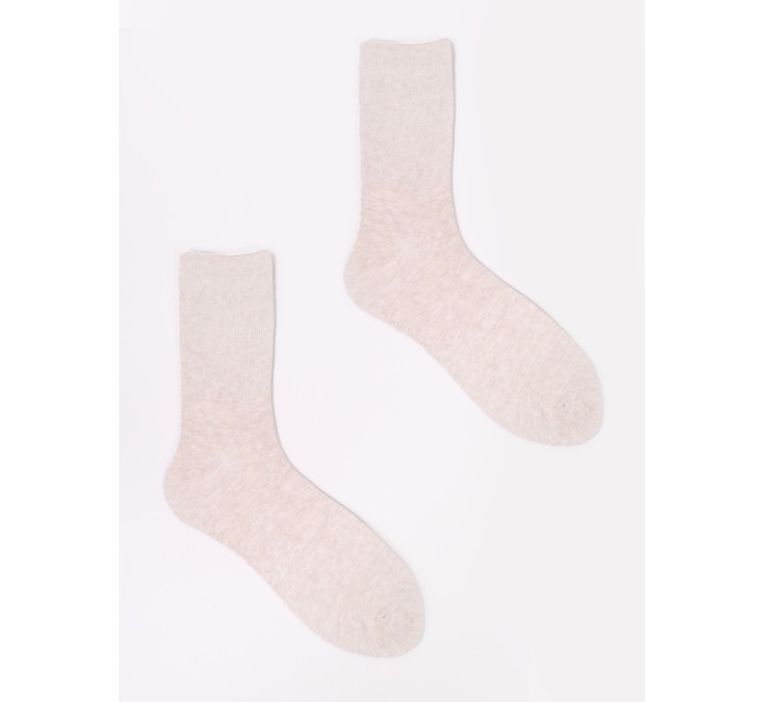 Yoclub Beztlakové ponožky 3-Pack SKA-0058U-6700 Beige