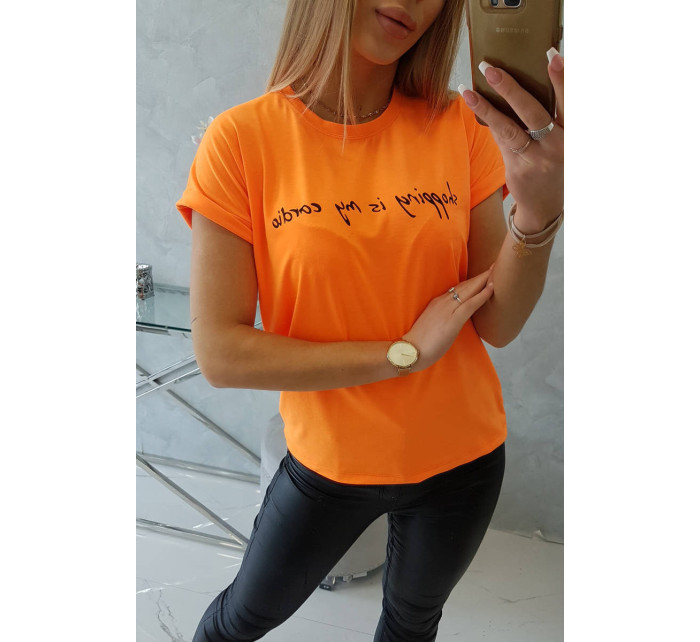 Halenka Shopping je můj kardio oranžový neon