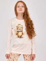 Piżama Young Girl model 20247595 Sweet Bear dł/r 134164 - Cornette