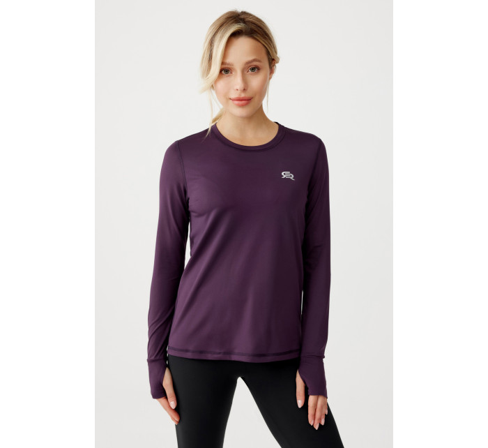 Drsné model 20121358 tričko Fun Ls Plum - Rough Radical