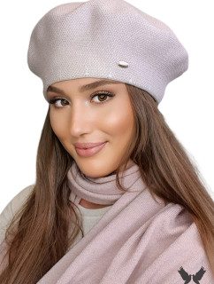 Beret model 17948906 Růžová - Kamea