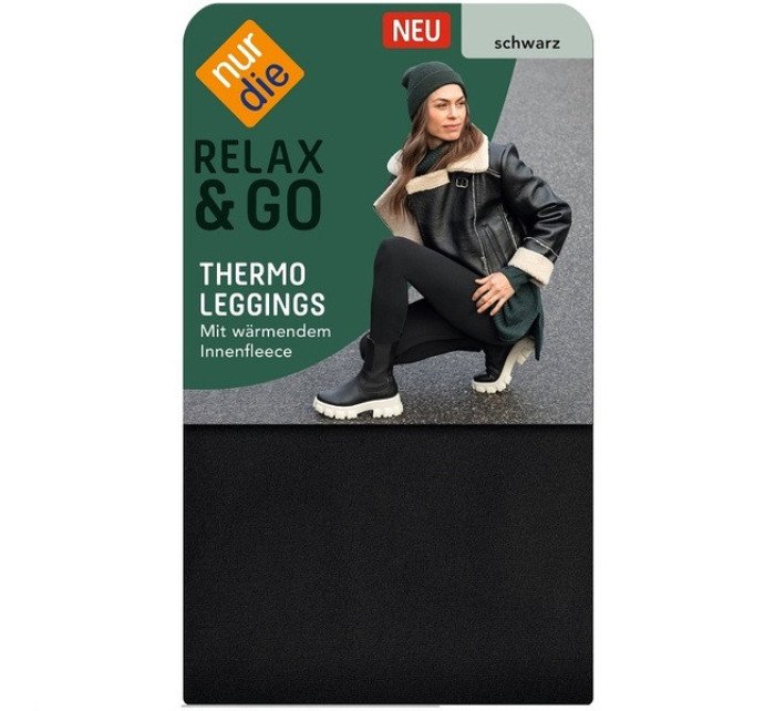 Termo legíny NUR DIE THERMO LEGGINGS - NUR DIE - černá