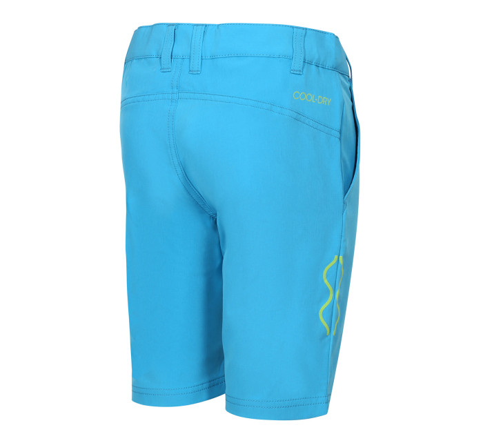 Dětské softshellové kraťasy ALPINE PRO COLO neon atomic blue