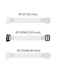 Silikonové ramínko za krk s plastovými háčky Julimex 10 mm RT 07