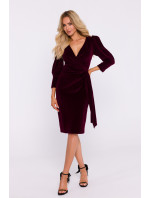 Made Of Emotion Dress M829 Maroon