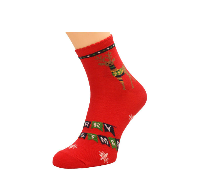 Dámské ponožky Bratex 2988 X-Mass Socks 36-41