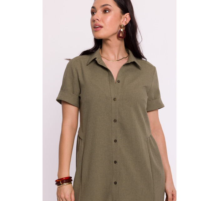 Šaty BeWear B282 Olive