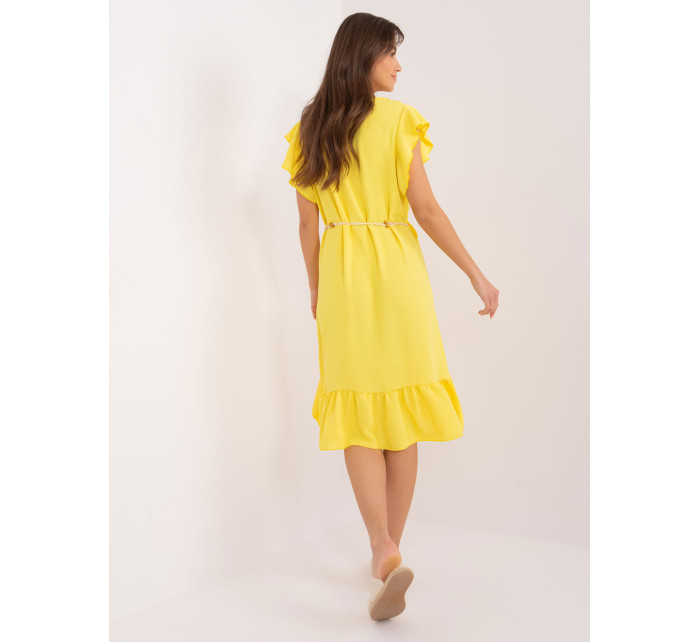 DHJ SK 8921 šaty.98 žlutá