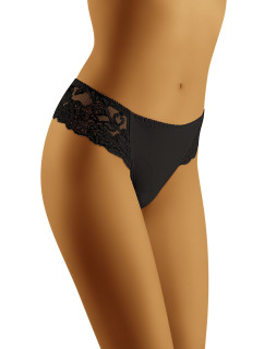 Dámská tanga Beta Black - Wol-Bar