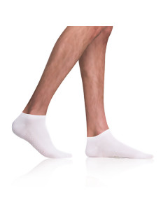 Krátké pánské bambusové ponožky BAMBUS AIR IN-SHOE SOCKS - BELLINDA - bílá