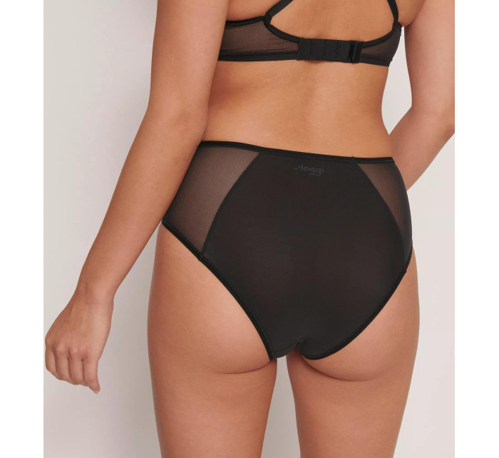 Dámské kalhotky Soft ADAPT High Waist - BLACK - černé 0004 - SLOGGI