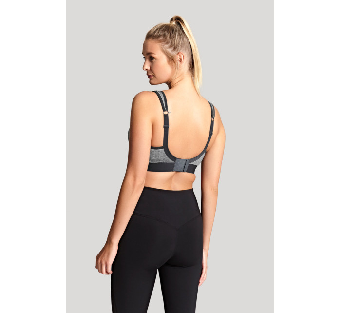 Sportovní podprsenka 7341B  Non Wired Bra charcoal marl šedá - Panache