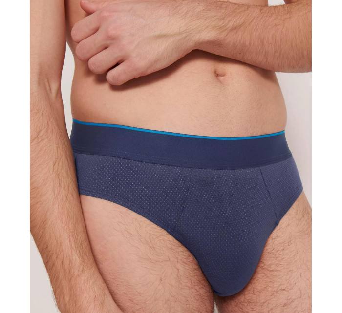 Pánské slipy EVER Airy Brief C2P - BLUE - modré M008 - SLOGGI