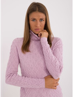 Sweter AT SW  jasny fioletowy model 20479767 - FPrice