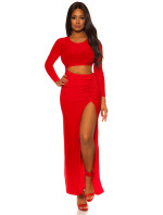 Sexy Koucla Party Dress with XXL Leg Slit