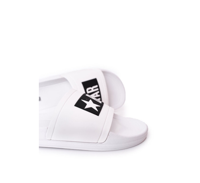 Men's Slippers Big Star White