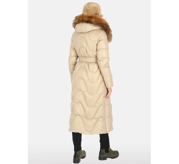 PERSO Coat BLH241005FR Béžová barva