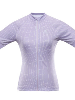 Dámský cyklistický dres s cool-dry ALPINE PRO SAGENA pastel lilac varianta pa