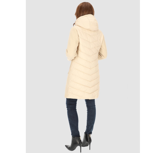 PERSO Coat BLH234040F Béžová barva