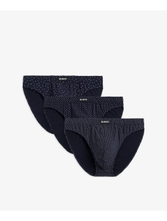 Pánské sportovní slipy ATLANTIC 3Pack - tmavě modré