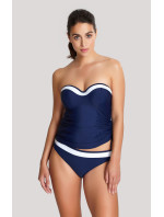 Vrchní díl plavek Swimwear Anya Cruise Bandeau Tankini navy/white SW1091