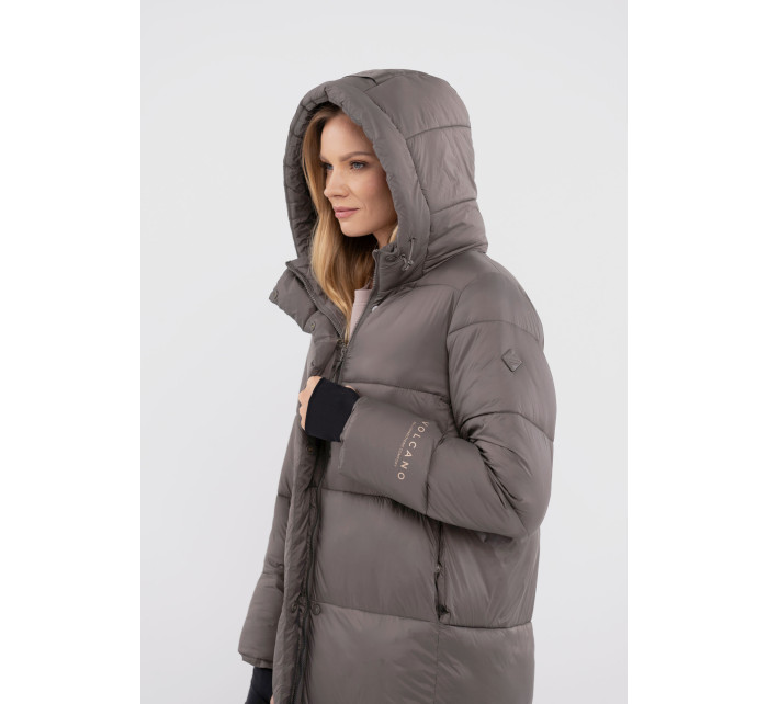 Volcano Coat J-Macadamia Brown