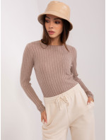 Sweter PM SW model 18909266 ciemny bezowy - FPrice