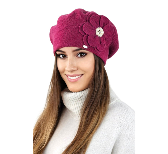 Beret model 19142719 Fuchsie - Kamea